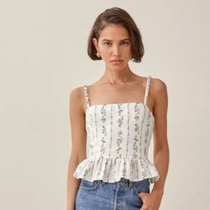 Reformation Barton Floral Tank